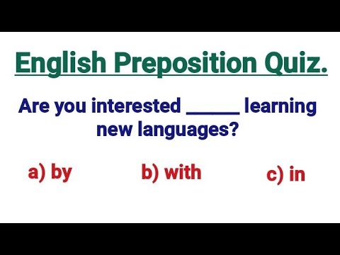 English Preposition Quiz 📖📘 Can you get this question right?