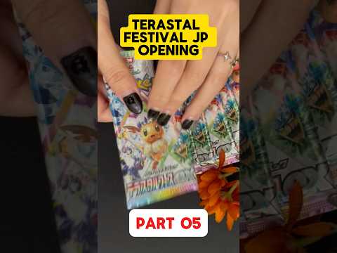 Terastal Festival JP bundle opening - part 5-  eevee evo let’s go! #pokemontcg #terastalfestival