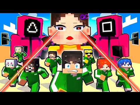 イカゲームをみんなでクリアするマインクラフト【 マイクラ / マインクラフト 】