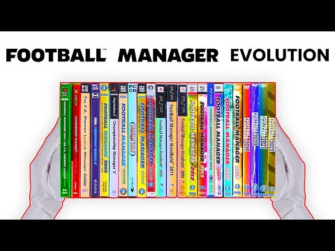 Evolution of Football Manager Games | 2000-2023 (Unboxing + Gameplay)