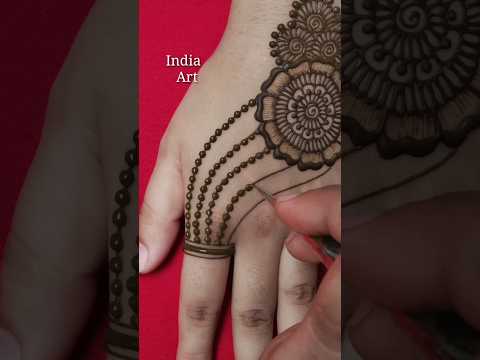 beautiful mehndi tutorial #youtubeshorts #mehndi #viral #henna #artist