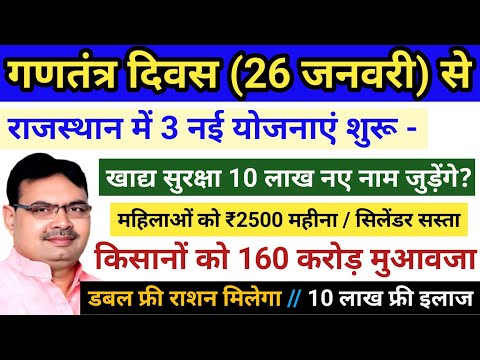 राजस्थान नई योजना 2025 / भजनलाल शर्मा नई योजना 2025 / Rajasthan New Yojana 2025 / Bhajan Lal Sharma