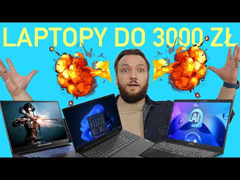 Najlepsze LAPTOPY DO 3000 zł? Ranking polecanych modeli