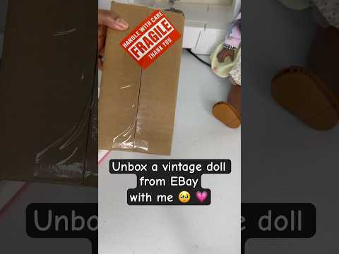 Unboxing a vintage doll with me #dollunboxing #vintagedoll #smartdoll #dollcollecting #storytelling