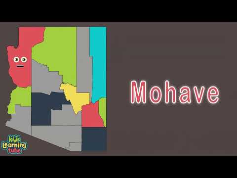 ¡Exploremos La Geografía Del Estado De Arizona! | Geografía Para Niños | KLT Español