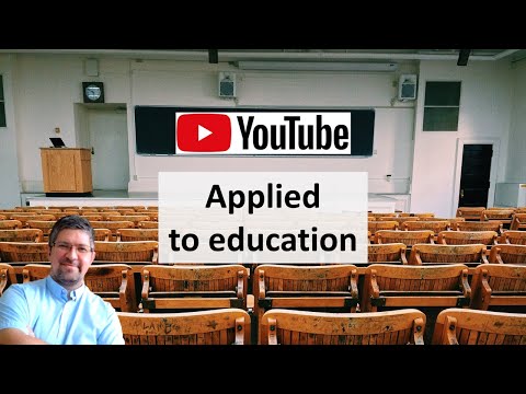 YouTube applied to education (in genetics and elsewhere)