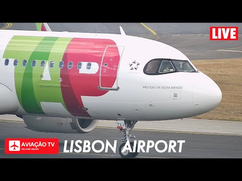 🔴 LIVE Lisbon Airport 15.02.2025 • Livestream Plane Spotting • Direto Aeroporto Lisboa • LIS