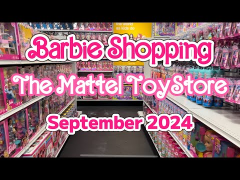 Barbie Shopping at The Mattel ToyStore | Sep 2024 | Mini Barbie Land, Holiday Barbie