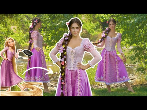 I Made Rapunzel's Dress From Tangled!