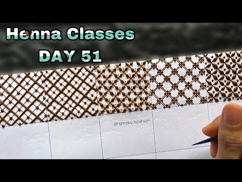 Tazaheen Henna Classes DAY 51 || Learn Detailed Henna with Tazaheen Henna Classes 2024