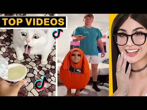 I Watch the Funniest TikToks While On the Toilet! | SSSniperWolf