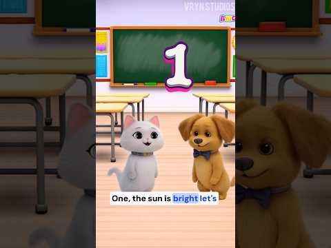 Mochi and Teddy are learning the numbers - 1,2,3,4,5,6,7,8,9 and 10