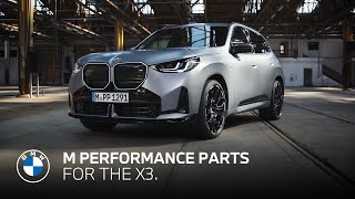 The BMW X3 M50 with BMW M Performance Parts.