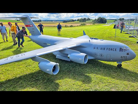 WORLDS BIGGEST C-17 GLOBEMASTER RC PLANE!! 149KG!! BUILD BY RAMY RC & TYLER PERRY