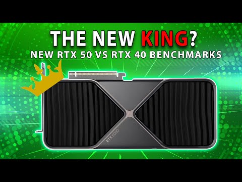 The NEW King? RTX 50 vs 40 Benchmarks: The Truth Without DLSS