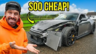 I BOUGHT A WRECKED PORSCHE 911 GT3 & REBUILT IT IN 24 HOURS