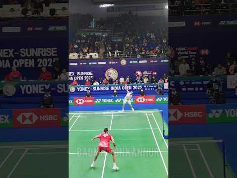 Brutal Smash 🤯🤯🔥🔥 #shorts #shortvideo #badminton #indiaopen2025