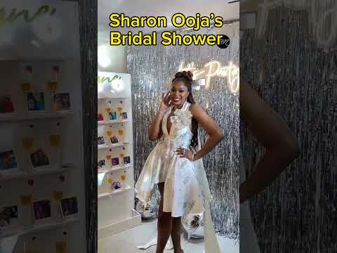 Nigerian Actress Sharon Ooja “Disco and Diamonds” themed bridal shower. #trending #sharonooja