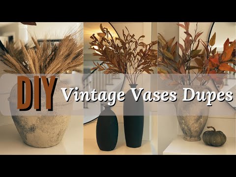 DIY Aged Vases | Easy and Affordable | Pottery Barn and Olive Ateliers Inspired