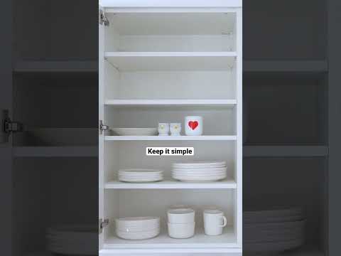 👍🏻❤️Keep it simple #scandinavian #organization #clutterfree #kitchenorganization