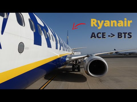 Ryanair: Lanzarote - Bratislava || FULL FLIGHT || B737 800