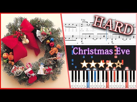 Christmas Eve - Tatsuro Yamashita - Hard Piano Tutorial + Sheets【Piano Arrangement】