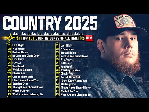 Country Music 2025 - Luke Combs, Luke Bryan, Chris Stapleton, Jason Aldean, Morgan Wallen,Kane Brown