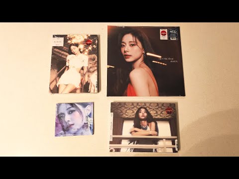 Tzuyu the 1st Mini Album "abouTZU" Unboxing (Run/Fly/Digipack/LP Versions)