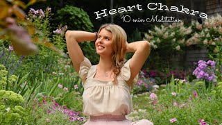 "Heart Opening Meditation" 10 mins/Softly Spoken in Our Cottage Garden (REIKI ASMR) @ReikiwithAnna