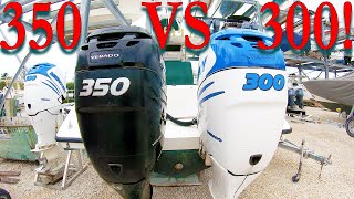 300 VS. 350 Horsepower Outboards!