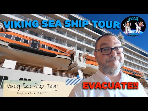 VIKING SEA 2022 CRUISE SHIP TOUR | FIRE PLEASE EVACUATE!!?