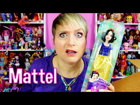 Mattel Disney Princess Dolls New Line and Color Reveal Review