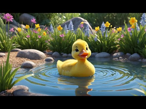 Baby Duck Quack Quack Quack Rhyme Song | Popular Nursery Rhyme | Educational Kids Songs