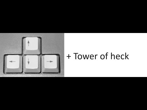 can i beat tower of heck with arrow keys?