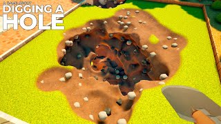 「お宝が眠っている」と噂の庭をひたすら掘りまくるゲームがトラウマ級に怖かった【A Game About Digging A Hole】