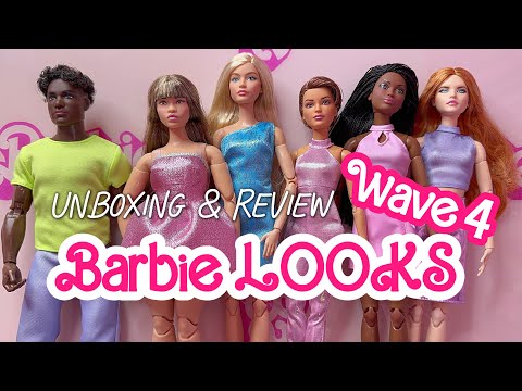 Barbie LOOKS Wave 4 ! UNBOX REVIEW!! Mattel Doll