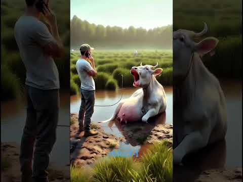 A beautiful story of bimar cow 🐄 #ytshorts #shorts #animals #shortsfeed