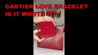 MY HONEST REVIEW ON THE CARTIER LOVE BRACELET