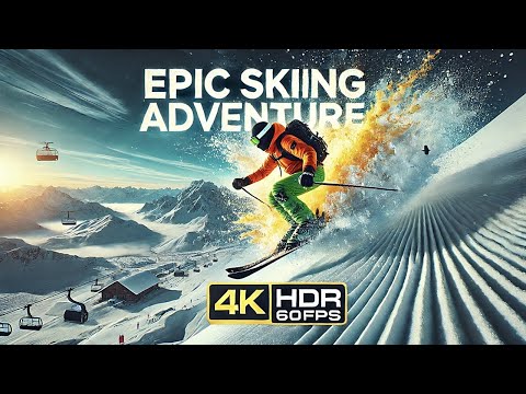 Epic Cinematic Skiing in Stunning 4K HDR | Feel the Thrill of 60fps Snow Adventure!