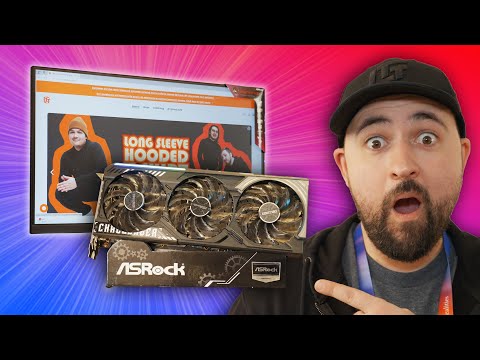 I Found AMD's New RX 9070 Graphics Cards! - ASRock at CES 2025