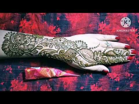 New styles back hands mehndi design /simple mehndi#gyanmehndi