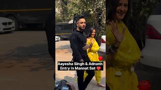 Ayesha Singh & Adnan Khan Entry 🌹 Gum hai kisi ke pyar mein × Mannat today episode #ghkkpm #shorts