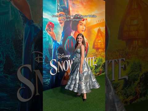 Come with me to the Snow White world premiere! #SnowWhite