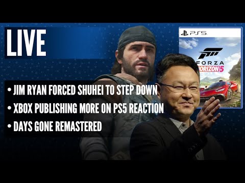 Jim Ryan Forced Shuhei to Step Down | Xbox Publishing More on PS5 Reaction | Days Gone Remastered