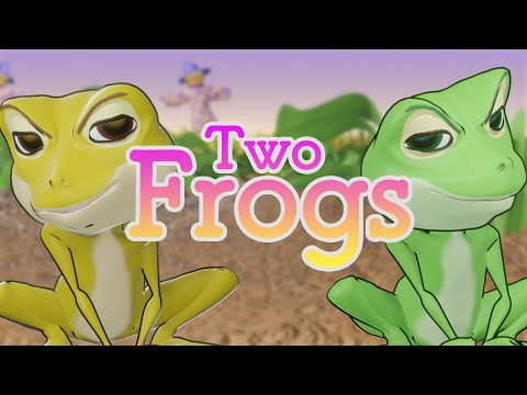 Animated Bedtime Story / Two Frogs ~Japanese fairy tale anime movie with English audio