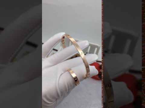 real gold cartier LOVE BRACELET