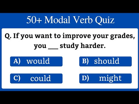 50+ Modal Verbs Quiz। Grammar Quiz l Grammar Guardian