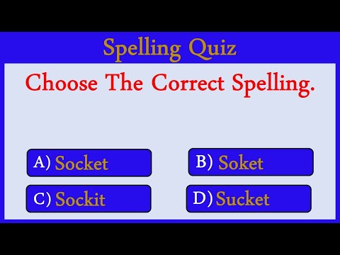 Spelling Quiz 64: Can You Score 10/10?