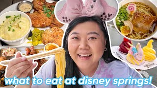 what to eat at disney springs! disneyworld food tour 😋