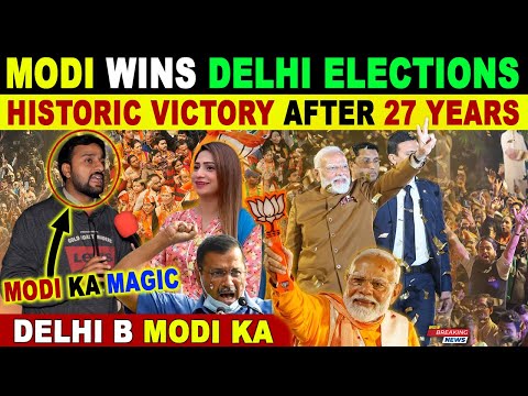 MODI WINS DELHI ELECTIONS | KEJARIWAL LOSES HIS OWN SEAT | HISTORIC VICTORY AFTER 27 YEARS